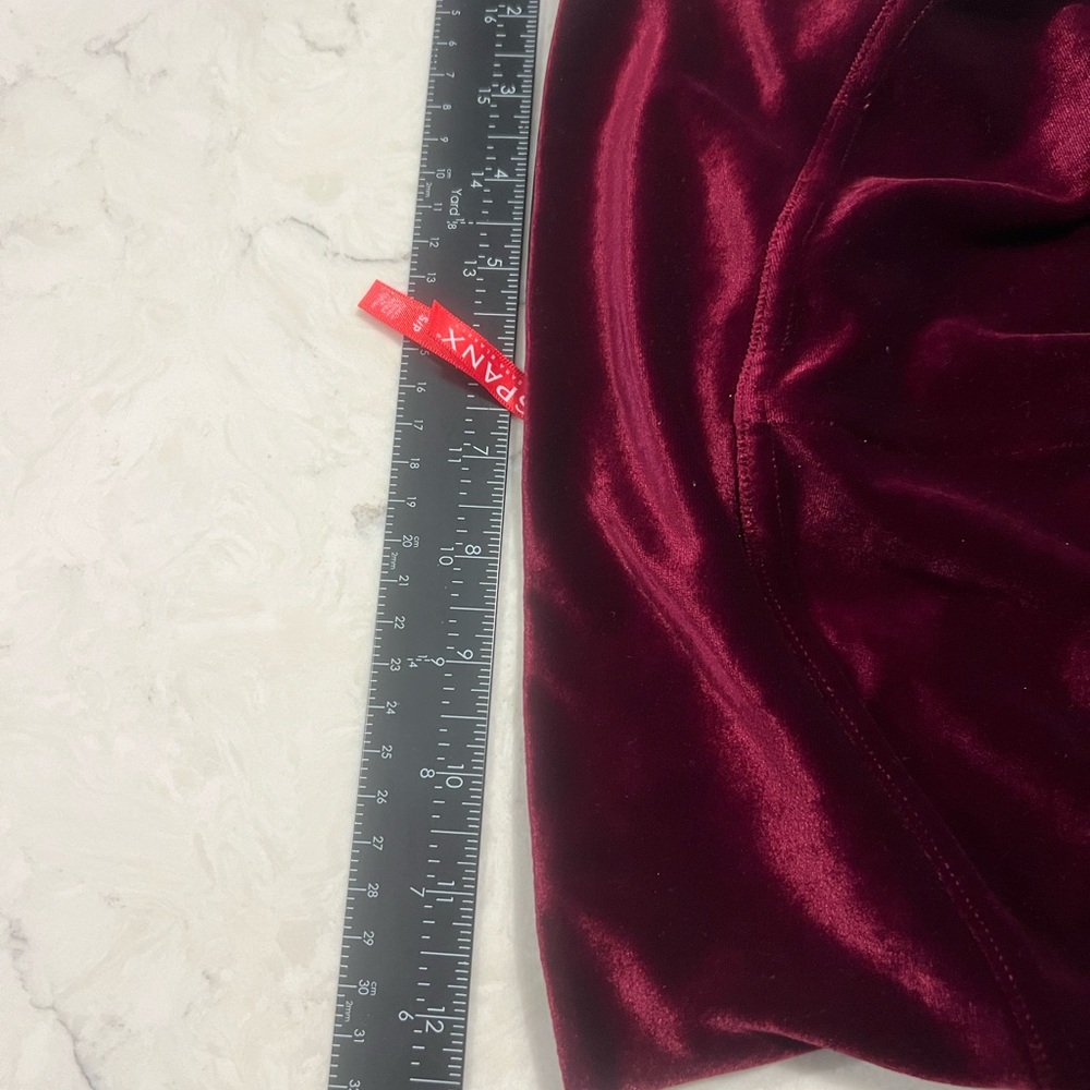 SPANX Burgundy Leggings Sz SP - Picture 7 of 8
